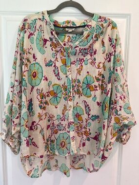 Pilcro Flowy Blouse